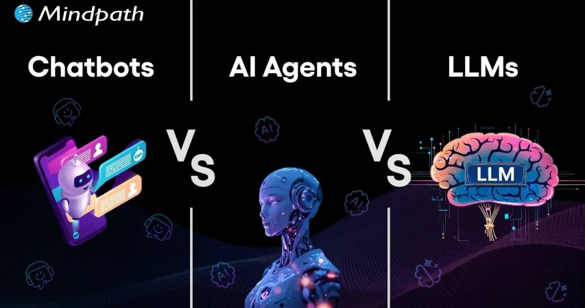 chatbots vs AI agents vs LLMs  